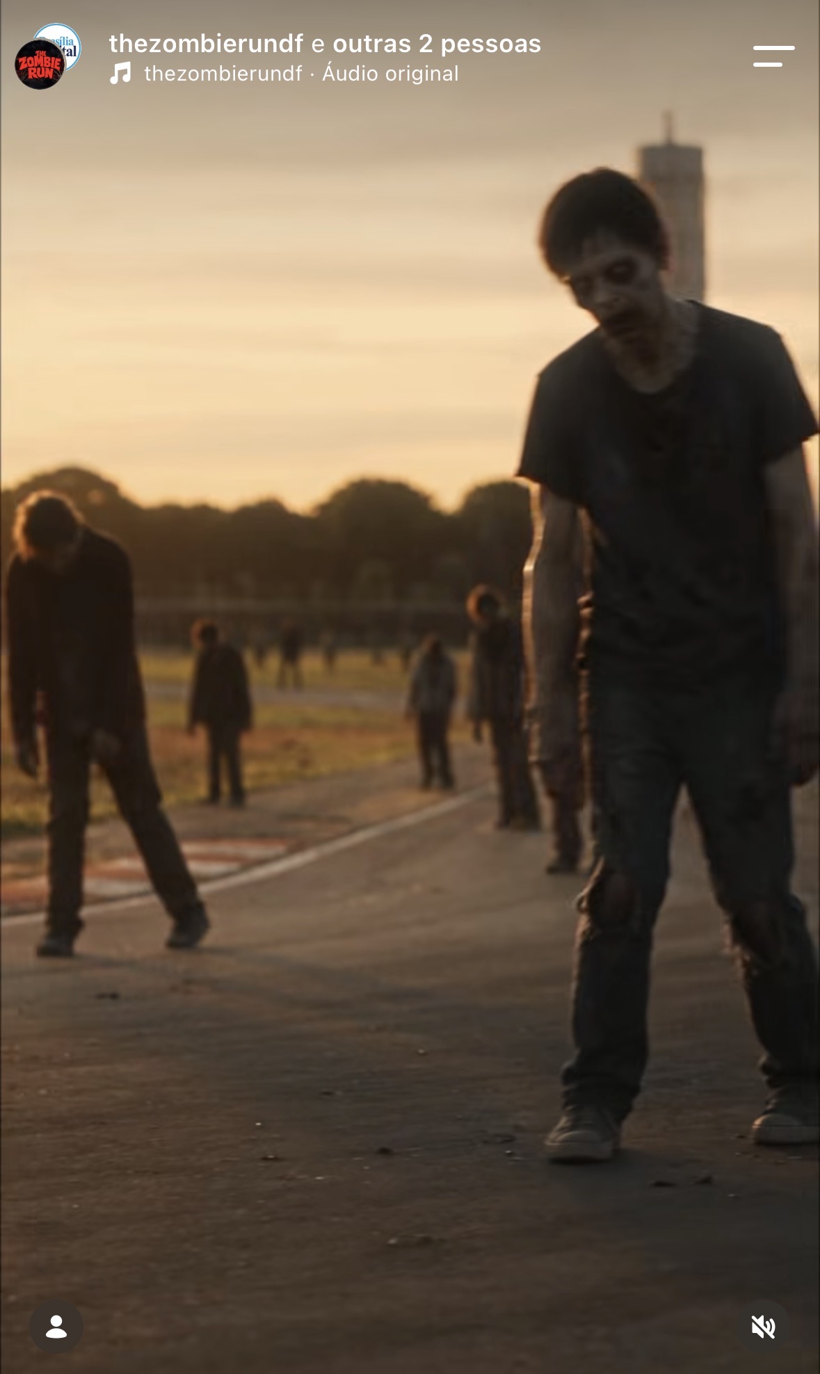 Capa real do reel mais recente da The Zombie Run